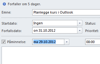 4 1 a b LEGGE INN OPPGAVER MAN MÅ HUSKE PÅ Klikk på «Oppgave»-verktøyet nede i venstre hjørne. Klikk på «Ny oppgave» øverst i høyre hjørne.