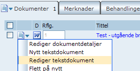 10 Opprette ny journalpost/dokumentpost Alle dokumenter som er nødvendige for å dokumentere saksbehandlingen ved HiT skal registreres som en journalpost i ephorte!