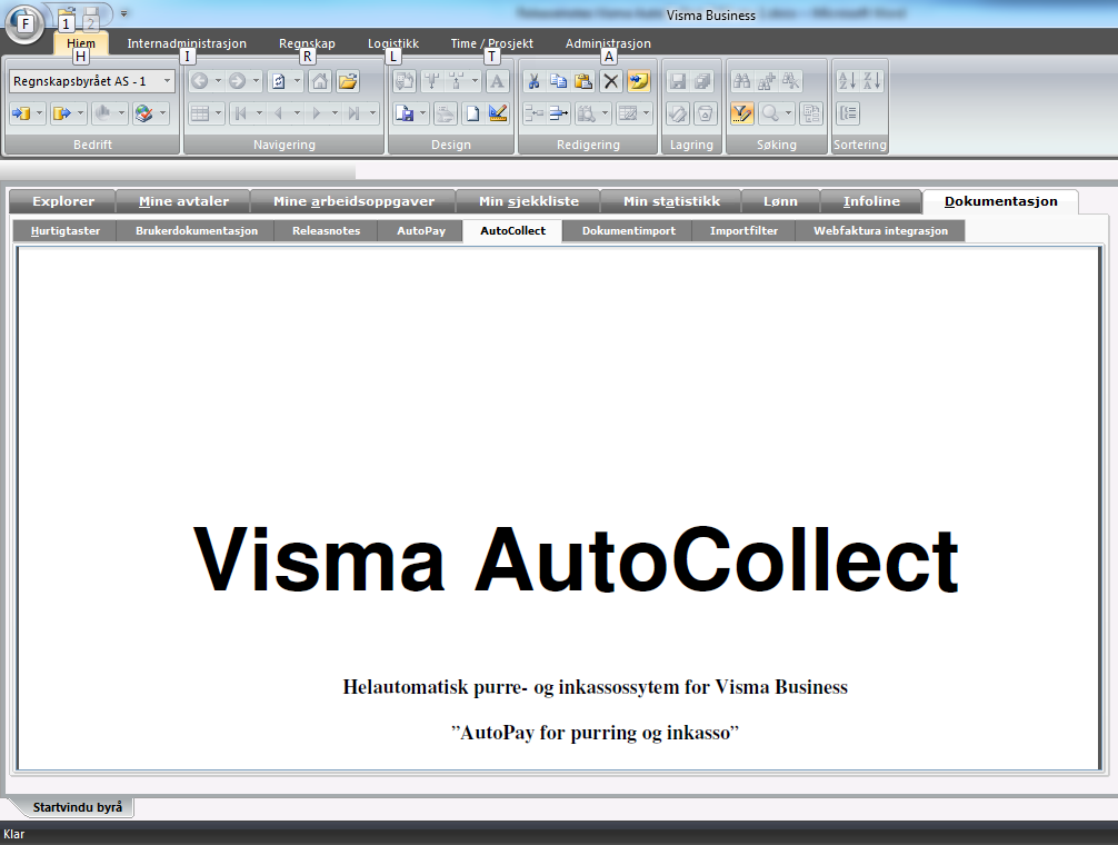 VISMA AUTOCOLLECT 3.