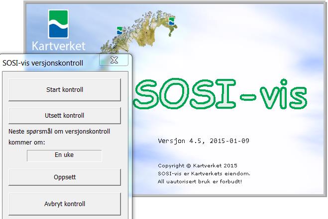 5.4. Sjekk SOSI-fil i SOSI-kontroll SOSI-fila fra GIS/LINE Eksport må sjekkes i SOSI-kontroll.