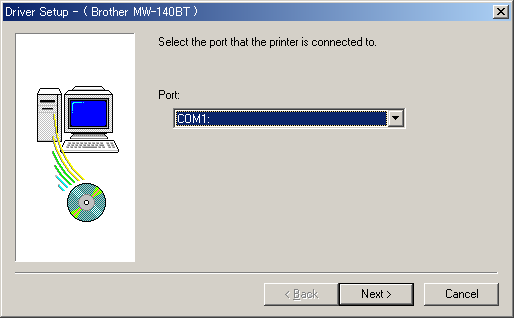 Skrive ut data fra en Windows-datamaskin For datamaskin som kjører Windows (Bluetooth-forbindelse) 6 Merk av for Install, og klikk på Nesteknappen.