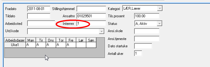 2 Person- og stillingsinformasjon ( personal). Følgende opplysninger er helt vesentlig for identifikasjon av en ansatt i Extens og Visma. Personid Korrekt personid (fødselsnummer).