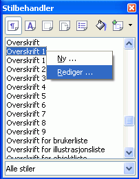 Illustrasjon 14: Innsetting av sidetall Spalter Spalter kan lages for et markert område eller hele teksten via Format Spalter.