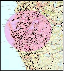 Driftsenheter lokalisert på sentrale Jæren I 10 km omkrets fra Time rådhus finnes: 30% av alle melkekyr i Rogaland 33% av all