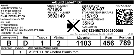 E-Build Label Utarbeidet nye krav til merking av produkter som