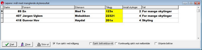 Merk av for de data du vil importere og klikk på fil åpne ikonet for å finne databasen til det rennet du vil importere fra.