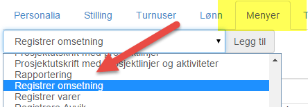 4.2. Registrere virkelig omsetning Enkelte tall avhenger av en fortløpende rutine-registrering for at man skal ha korrekte og oppdaterte rapporter.