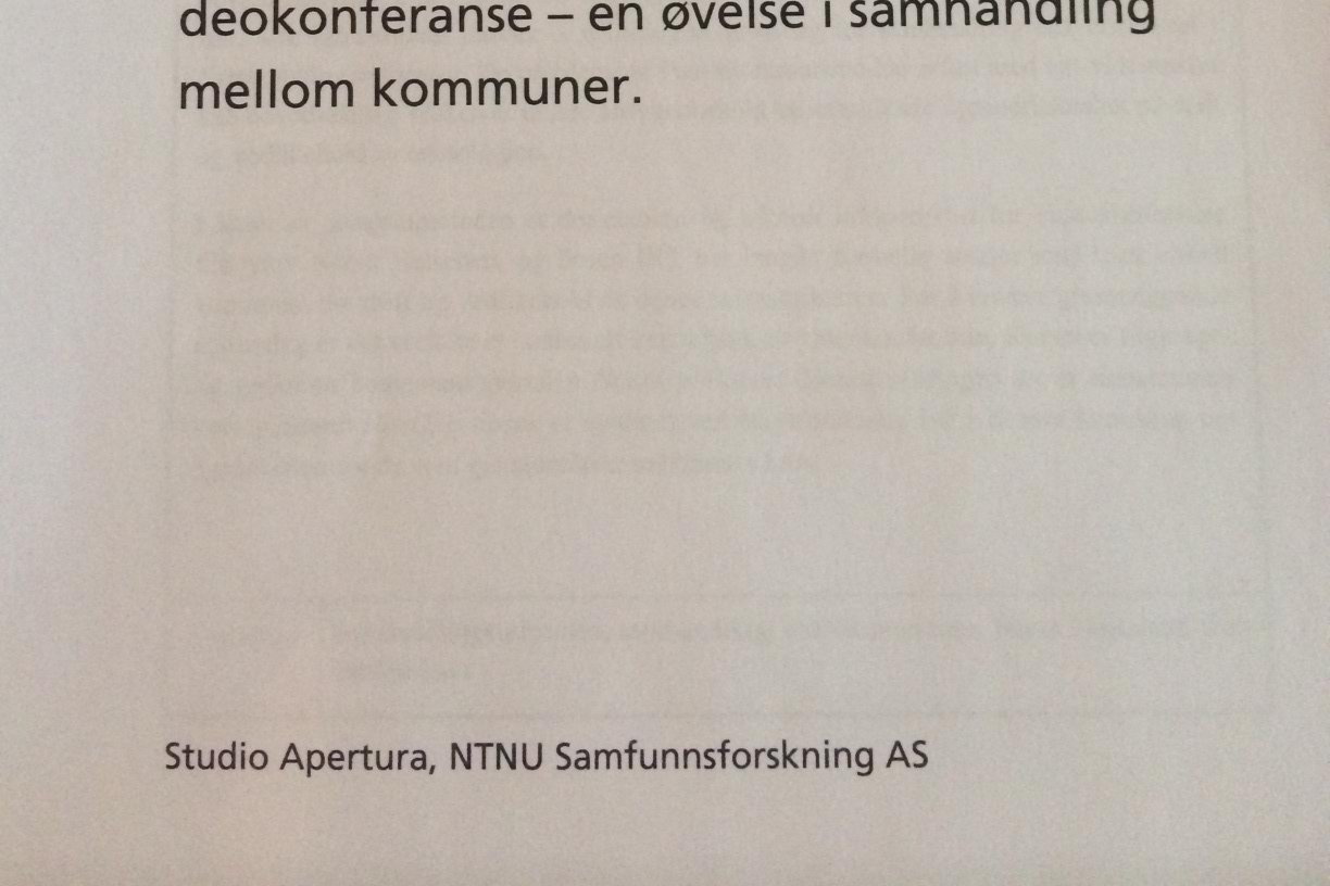 Fosen DMS var tidlig ute med moderne teknolog for å fremme samhandling bruk av telemedisin/videokonsultasjoner/digital kompetanseplattform Samarbeid mellom Fosen Helse IKS/Fosen DMS, NTNU