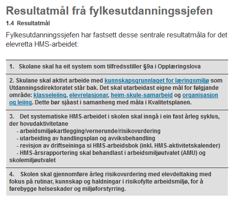 Kristiansund videregående skole Dok.id.: 3.2.7 Resultatmål 2014 utarbeidet av Møre og Romsdal fylkeskommune Standard http://mrfylke.