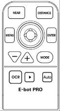 26 7.5 Endre Kamera modus Nær modus Avstand modus E-bot PRO har 2 kamera modi; Nær og Avstands modus.