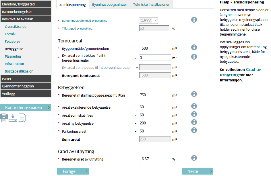 Hentar frå «Planstatus» Reknar ut automatisk Reknar ut automatisk Sjå