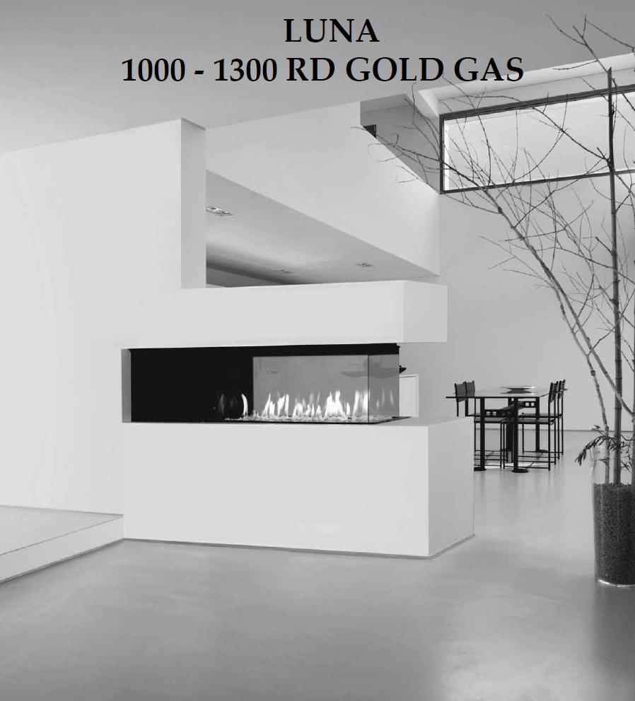 Instruksjon for installasjon og bruk LUNA 1000RD 1300RD DIAMOND GASS Norsk