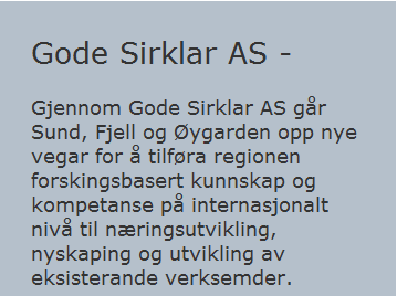 "Regionale miljøer må samarbeide på viktige innsatsområder og lage regionale strukturer (konsortium) basert på en strategisk vurdering av hva som er framtidige trender på viktige forskningsområder og