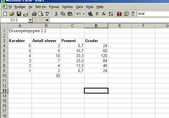 Her kan det være greit å runde av til en desimal, og det kan du gjøre på samme måte som vi viste i kapittel 1.