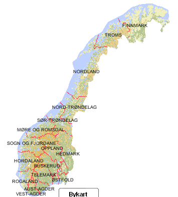 Regional organisering Direktoratet i Trondheim Kommunikasjon