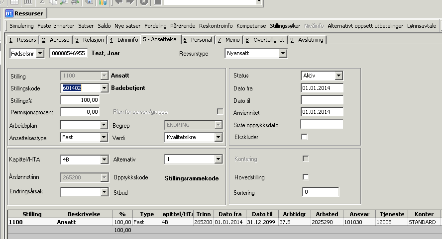 Mulighet for kvalitetskontroll - Lønn/HR kan kvalitetssikre det som blir overført.