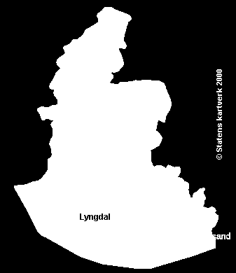 Lyngdal kommune 7800 innbyggere Ca.