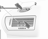 126 Klimastyring Trykk på knappen AUTO når tenningen er slått av. I displayet vises Etterklimatisering på en kort stund. Etterfølgende klimakontroll er tidsmessig begrenset.