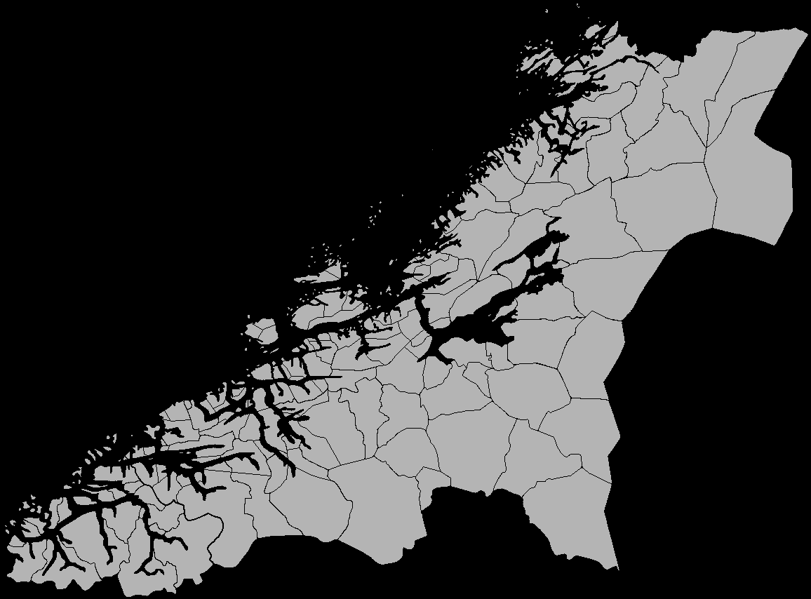 Geografisk tjenesteområde fra 2013 Befolkningsgrunnlag 2012 Møre og Romsdal 256 628 Sør-Trøndelag 297 950