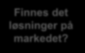 Finnes det løsninger på markedet?