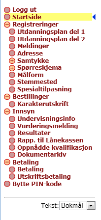 Hva kan studenter gjøre på StudentWeb Semesterregistrering Godkjenne utdanningsplanen