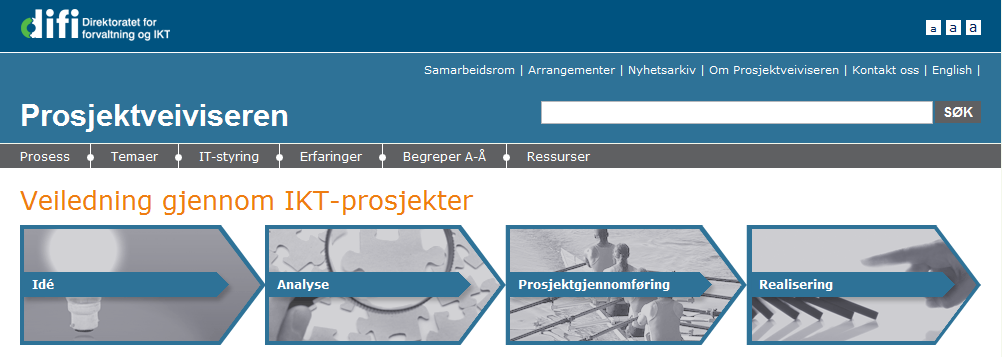 Prosjektveiviserens formål er å styrke ledelse, planlegging og kvalitet i offentlige IKT-prosjekter, og medvirke til