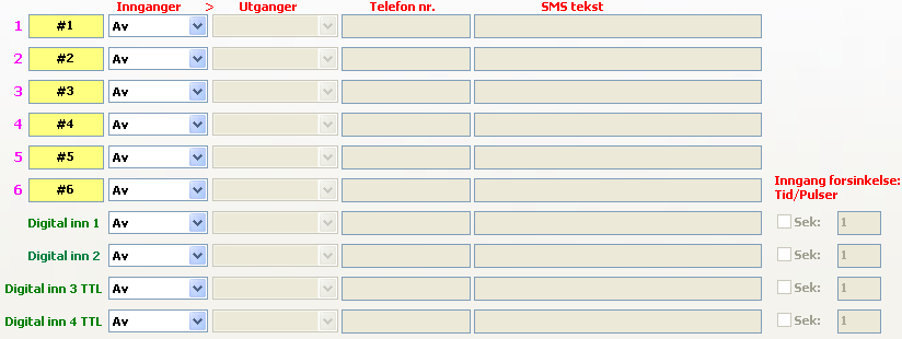 9 VARIABLE PARAMETERE Først må overdraget kobles til GUI, og dette gjøres ved å klikke på knappen "Koble til overdrag" GUI vil da søke etter overdraget, og når det er funnet vil eksisterende oppsett