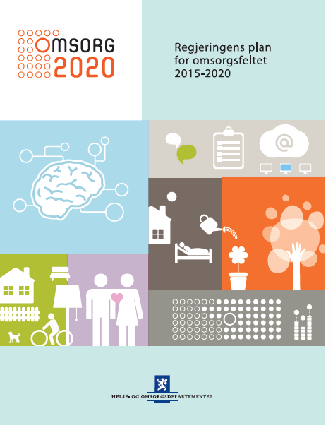 OMSORG 2020 Samtidig med primærhelsemeldingen la regjeringen frem sine planer for omsorgstjenestene frem til 2020 Omsorg