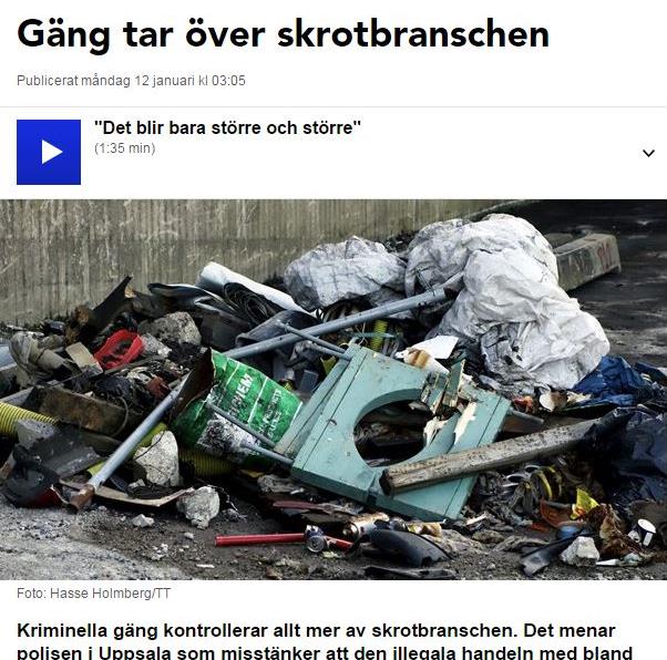 del av avfallshåndtering både nasjonalt og internasjonalt.