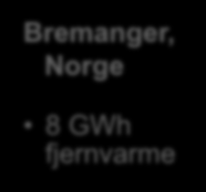 kraftproduksjon 30 GWh fjernvarme 17 MW damp til industriproduksj on 6 MW