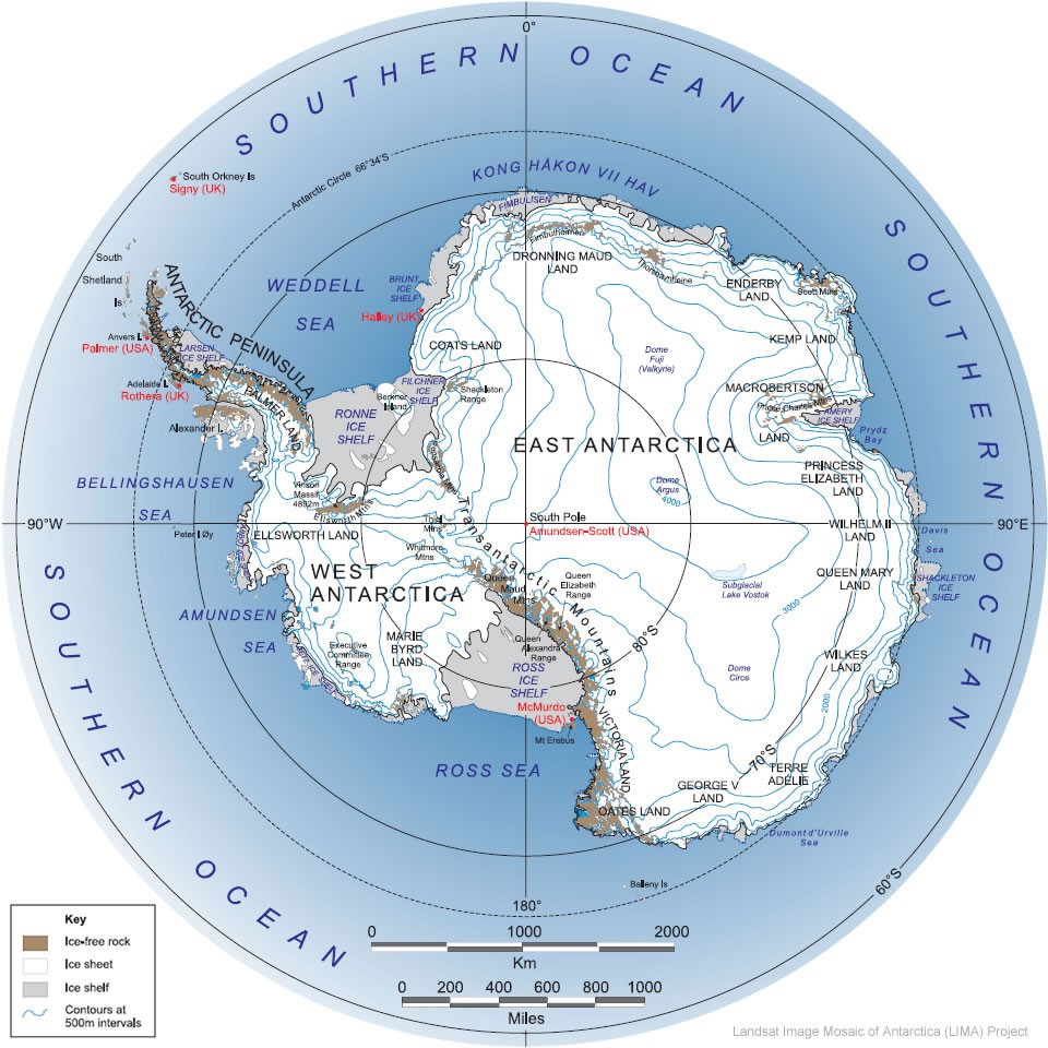 ICE-Fimbulisen Målet med prosjektet er å forstå vekselvirkningen mellom den Antarktiske isbremmen og