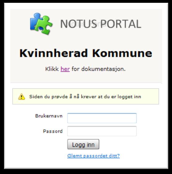 Notus Portal er ein Internett-portal med presentasjon av ledige vakter, førespurnad om å ta vakter og bekreftelse av vakter via Internett og SMS!
