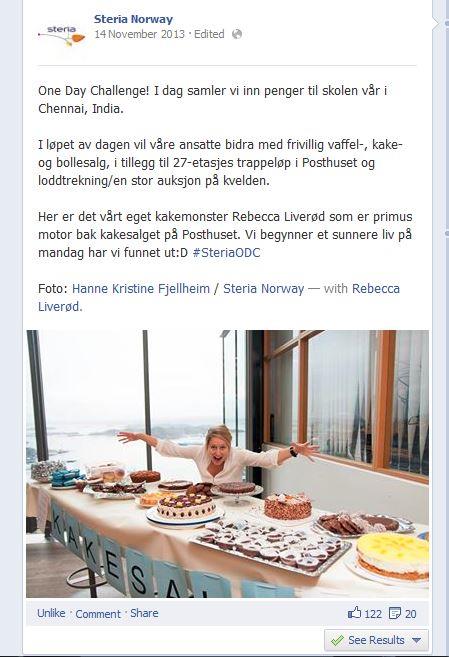 Facebook - Steria Norway