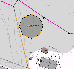 2.8 Tiltak for 254/20 (Triangelet) (Eiendom med egen teig innenfor komplekset.) 254/20 ble opprettet fra 254/2 i 1983 sammen med 254/18 og 254/19. 254/20 eies fortsatt av Statskog Glomma.