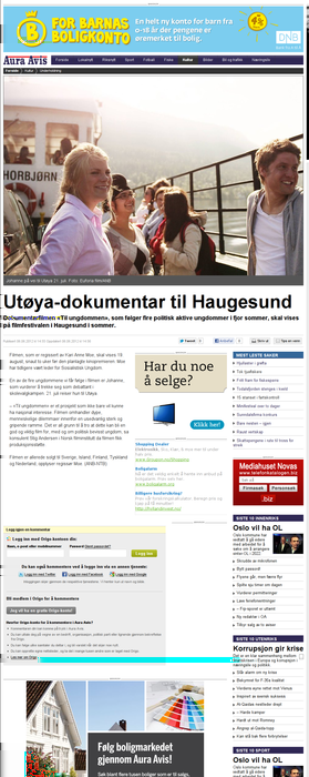 Aura Avis. Publisert på nett 06.06.2012 15:03. Profil: Overvåkningsprofiler, Haugesund filmfestival.