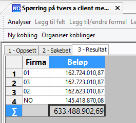 Browsermaler Multiklient - Flerfirmaspørringer med