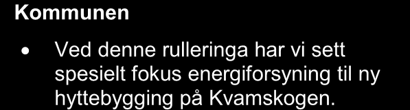 1 UTGREIINGSPROSESSEN Som områdekonsesjonær har Kvam Kraftverk AS engasjert SFE Rådgjeving til å bistå i utarbeiding av energiutgreiing for Kvam herad i Hordaland fylke.