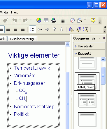 E.6. Objekter Se A.8 Grafiske objekter, side 45 som bilde, skriftforming, enkle strektegninger og bildesamling (clipart). Hyperlenker er også forklart i Generell del (A.1 Hyperlenker, side 8).