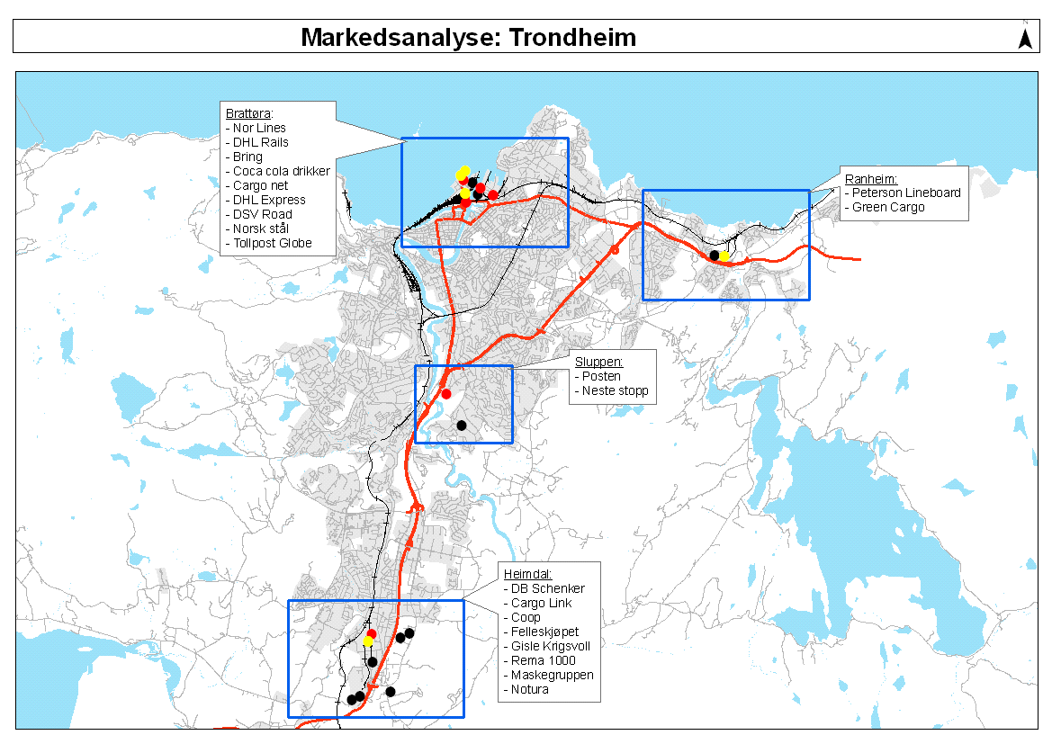 Usikkerhetsanalyser i konseptvalgutredning for nytt logistikknutepunkt i Trondheimsregionen Trondheimsområdet.