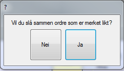 Bruke bordkartet i kassebildet. Når bordkartet er korrekt satt opp kan man ta det i bruk. Det gjøres rett og slett ved å parkere en ordre.