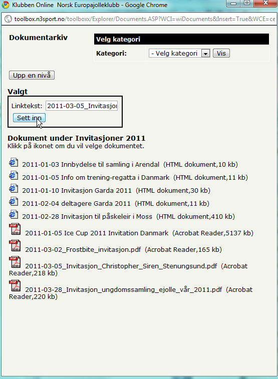 Resultatet blir da