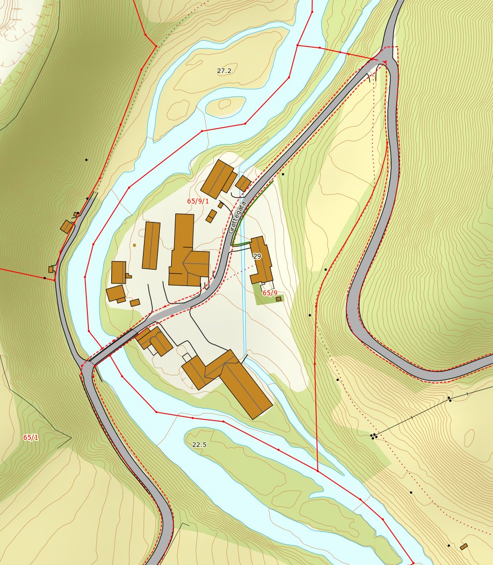 0 10 20 30m Målestokk 1 : 1500 ved A4 utskrift Utskriftsdato: 30.01.