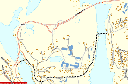 med om lag 60 spreidde hytter. Elles er den nordre delen av Bildøyna utan bygde strukturar og areal tilrettelagt for næringsverksemd. Søre Bildøyna er i stor grad utbygd med tett einebusetnad.