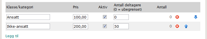 Kontonummer. Her velger du kontonummeret du ønsker at DNB skal utbetale penger for arrangementet ditt til. Alle kontoer må være godkjent av DNB før de kan benyttes.