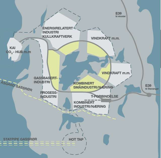 Haugaland Næringspark Nordvegen Utvikling Samarbeidsprosjekt Hydro Karmøy og Haugaland Kraft AS Utvikling av: -