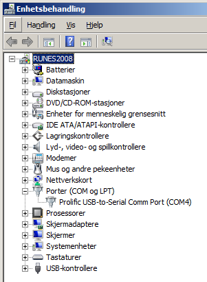 Magnetkortleser og berøringsfrie nøkler og kort Installering av kortlesere: Når dere mottar kortleseren skal den installeres på PC-en der den skal brukes.