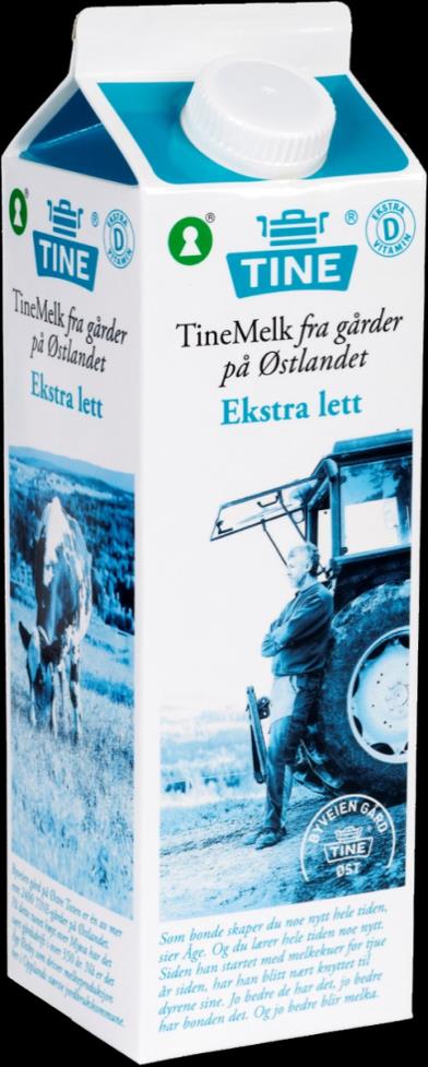 Nordmenn drikker mindre melk Kilde: