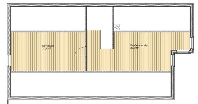 GRUNNFLATE: 207,51 Huset