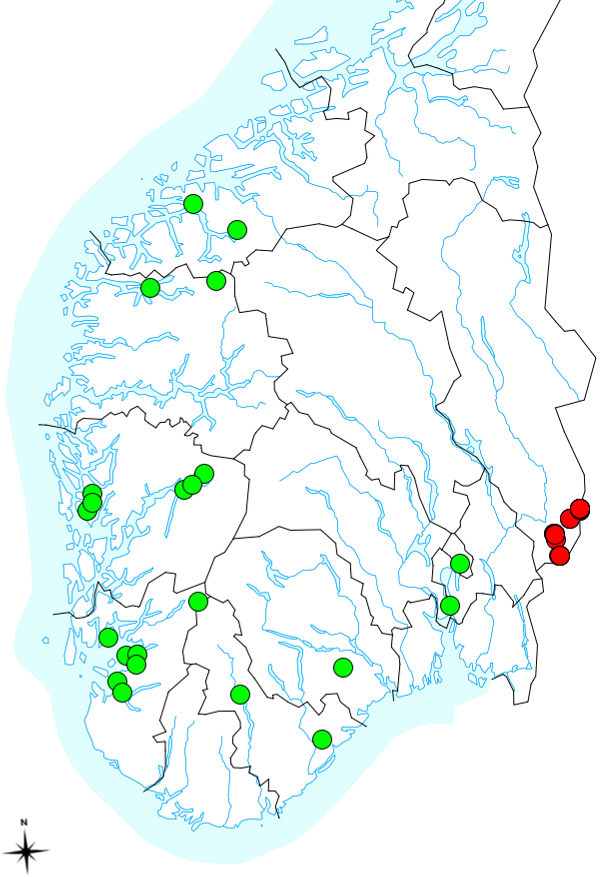 1961, Vomstølen i Nome i Telemark, ble undersøkt av RB sammen med Kurt Selås 15. september 2012. Det så fortsatt bra ut der, og lundhumle ble påvist. Frode Ødegaard (pers. medd.