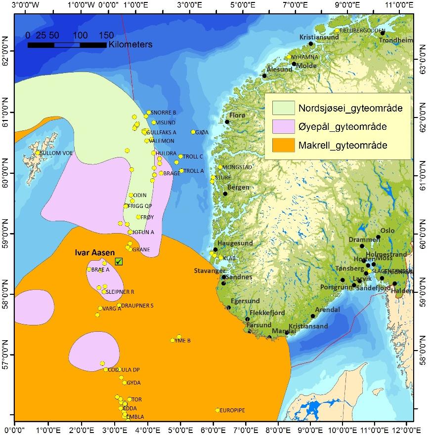 55 av 62 Vågehval er den eneste av de større hvalene som er observert i Nordsjøen (i tillegg til spekkhogger i nordlige del av Nordsjøen).